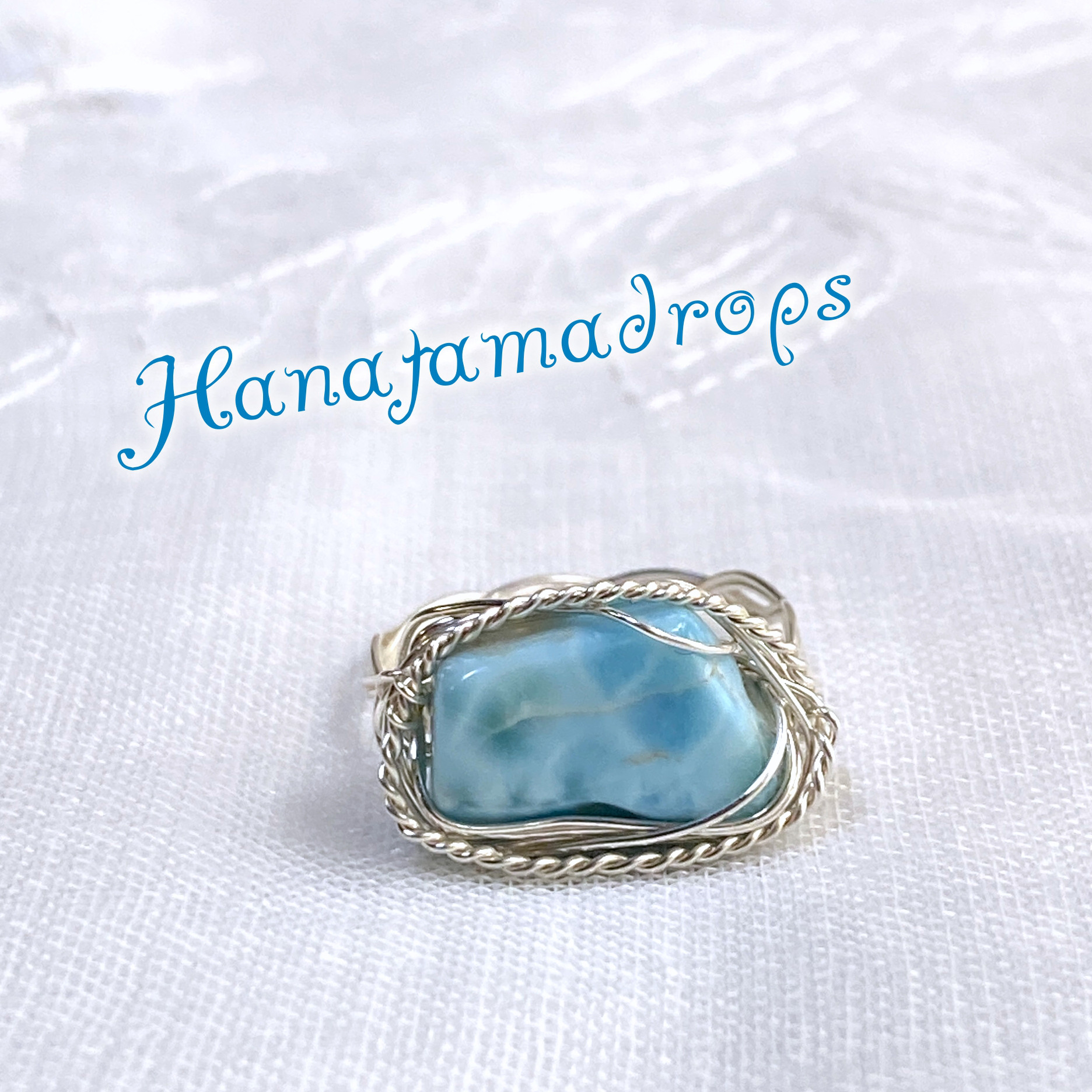 BIGサイズ！　ラリマーリング 5,472円