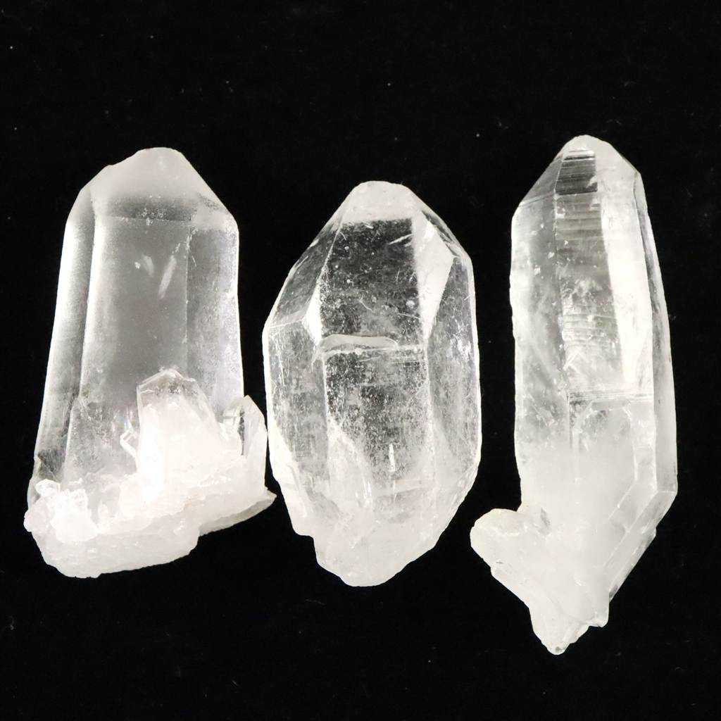 サインジ渓谷産　ヒマラヤ水晶  3個セット57.60g #94456