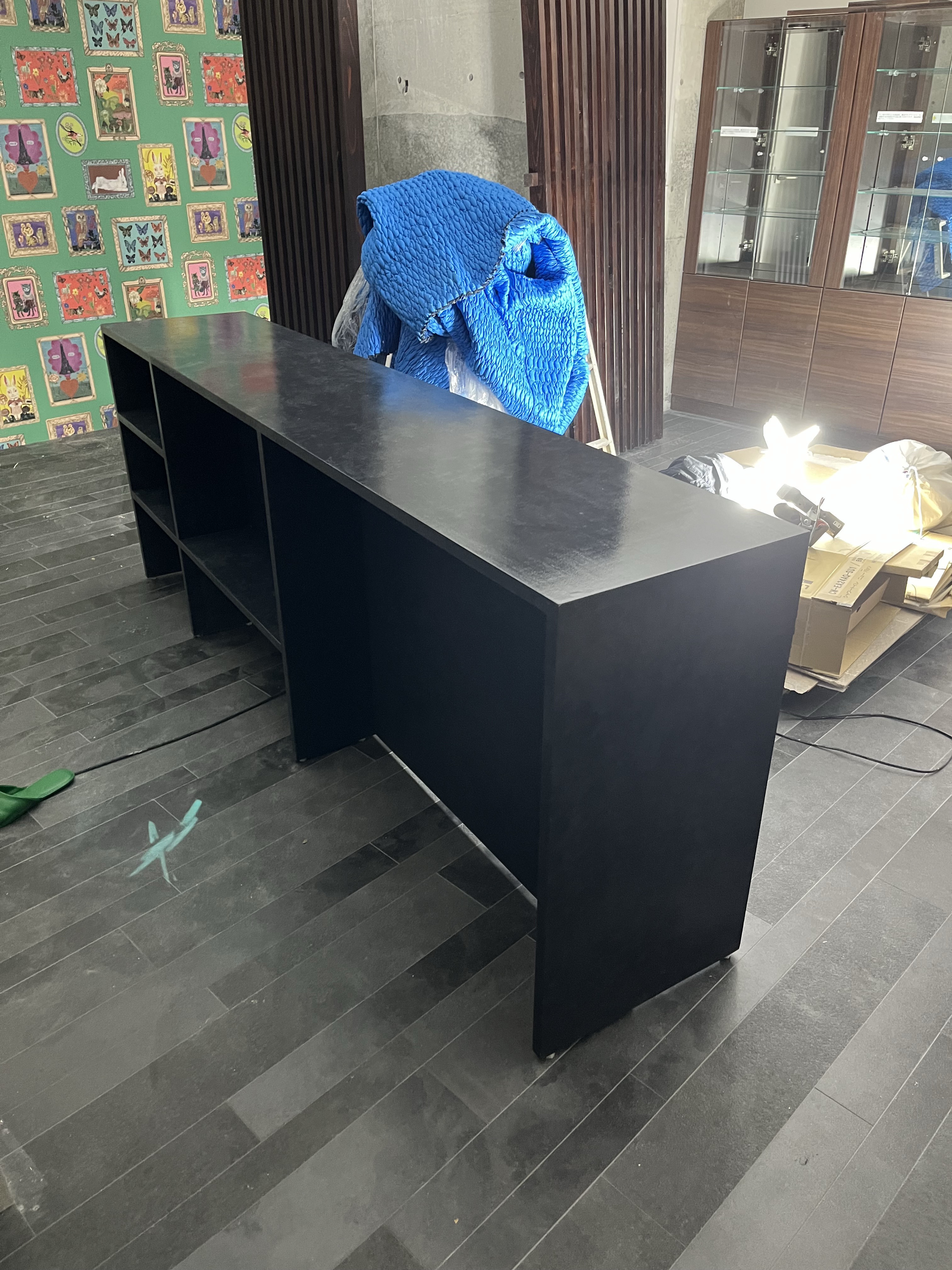 バーカウンター　ゴールドカウンター　受け付けカウンター