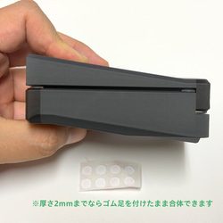 セパレート型モバイルリストレスト ワイド 傾斜タイプ8度 20to30mm 分割傾斜キーボード向け(Cornix等) 10枚目の画像