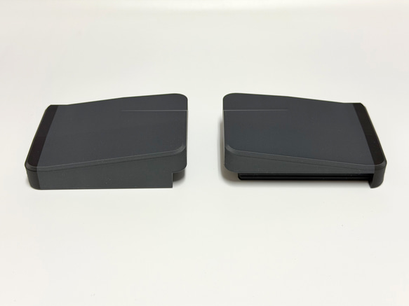 セパレート型モバイルリストレスト ワイド 傾斜タイプ8度 20to30mm 分割傾斜キーボード向け(Cornix等) 2枚目の画像