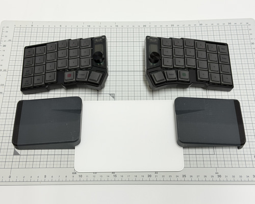 セパレート型モバイルリストレスト ワイド 傾斜タイプ8度 20to30mm
