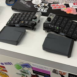 セパレート型モバイルリストレスト ワイド 傾斜タイプ8度 20to30mm 分割傾斜キーボード向け(Cornix等) 12枚目の画像