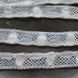 フランス 1m アンティークレース C1099 ホワイト 6枚目の画像