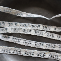 soldフランス 幅広のアンティークチュールレース C313 エクリュ レース