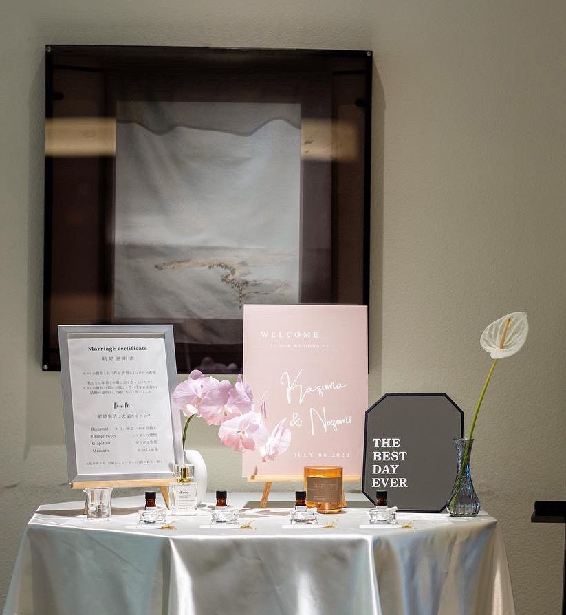 ウェルカムスペース　結婚証明書:香水セット柑橘系ver.