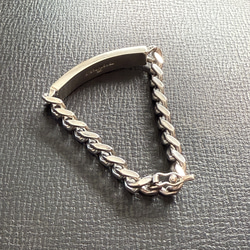 シルバー925製　IDブレスレット 4枚目の画像