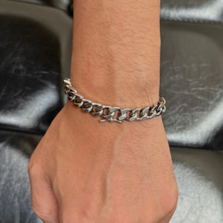 シルバー925製　IDブレスレット 8枚目の画像