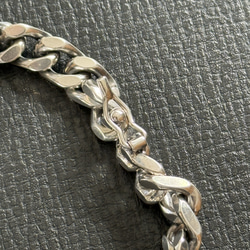 シルバー925製　IDブレスレット 6枚目の画像