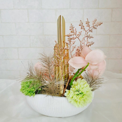 練華 - mini門松 - 削りの技術が咲かせる、金属の華。 その他