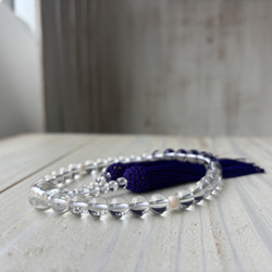 水晶お念珠.〜正絹紫房.〜 7枚目の画像