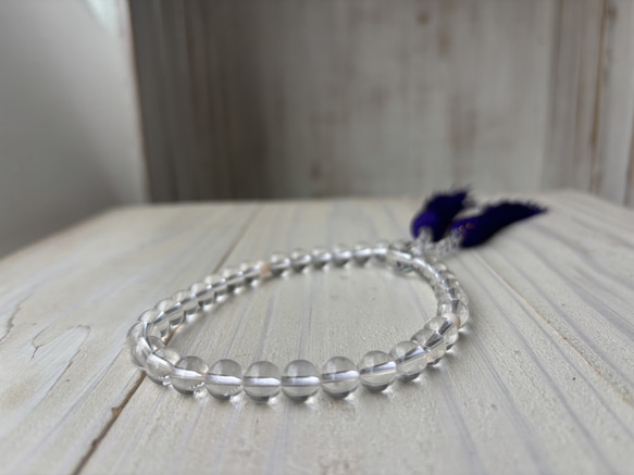 水晶お念珠.〜正絹紫房.〜 14枚目の画像