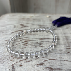 水晶お念珠.〜正絹紫房.〜 9枚目の画像