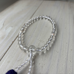 水晶お念珠.〜正絹紫房.〜 6枚目の画像