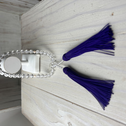 水晶お念珠.〜正絹紫房.〜 12枚目の画像