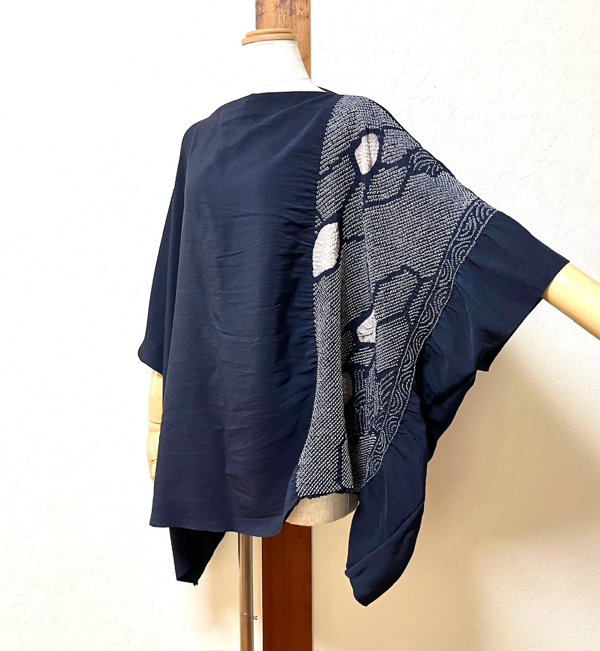 兵児帯　チュニック　フリーサイズ　正絹　新品　着物リメイク