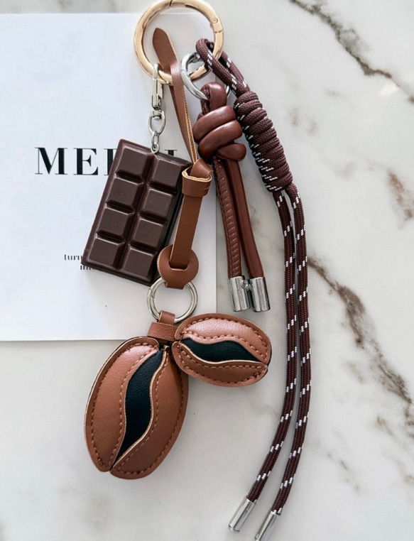 じゃらじゃらキーホルダー バッグチャーム キーチャーム バッグ