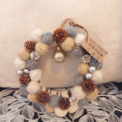 毛糸 リース のおすすめ人気通販｜Creema(クリーマ) 国内最大の