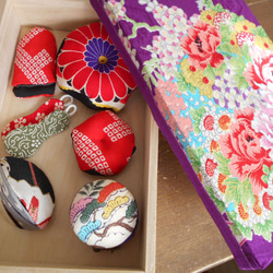 お裁縫箱 お針箱 昭和レトロなソーイングセット フリーボックス・小物