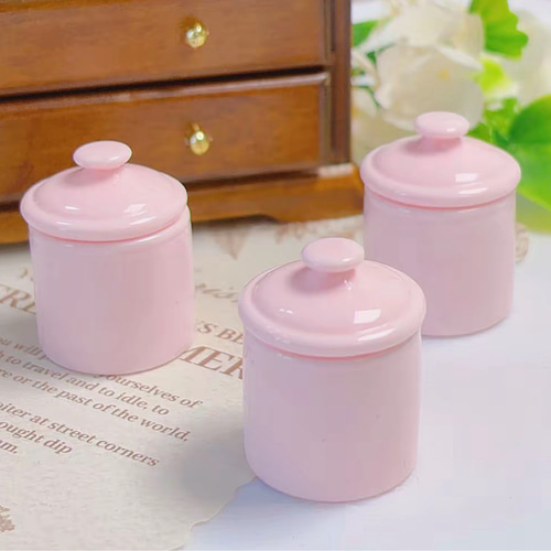 ミニチュア キャニスター 1点 全3色 トールハウス用 容器 カラフル