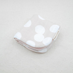 ふわもこハンカチ｜ほっこりドット-Cozy Dot-｜L・20×20cm｜ガーゼハンカチ｜敏感肌｜ハンドタオル 10枚目の画像