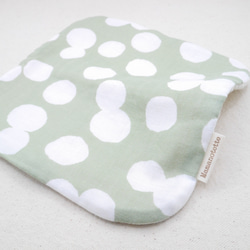 ふわもこハンカチ｜ほっこりドット-Cozy Dot-｜L・20×20cm｜ガーゼハンカチ｜敏感肌｜ハンドタオル 9枚目の画像