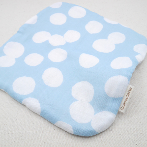 ふわもこハンカチ｜ほっこりドット-Cozy Dot-｜L・20×20cm｜ガーゼハンカチ｜敏感肌｜ハンドタオル 8枚目の画像