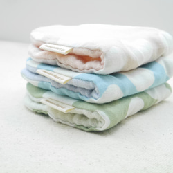 ふわもこハンカチ｜ほっこりドット-Cozy Dot-｜S・10×20cm｜ガーゼハンカチ｜敏感肌｜ハンドタオル 3枚目の画像