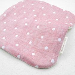 ふわもこハンカチ｜ドット×無添加-Dots × Natural Cotton-｜L・20×20cm｜ガーゼハンカチ 7枚目の画像