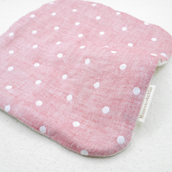 ふわもこハンカチ｜ドット×無添加-Dots × Natural Cotton-｜L・20×20cm｜ガーゼハンカチ 7枚目の画像