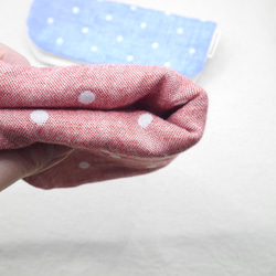 ふわもこハンカチ｜ドット×無添加-Dots × Natural Cotton-｜L・20×20cm｜ガーゼハンカチ 6枚目の画像