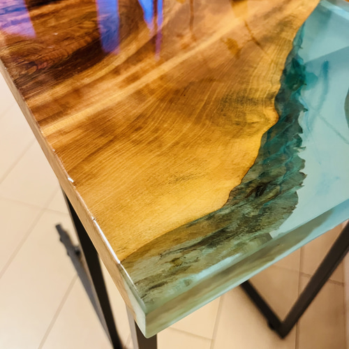 レジンテーブル ソファテーブル サイドテーブル コーヒーテーブル