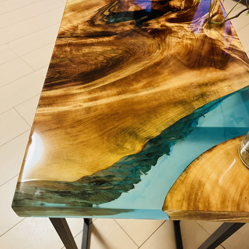 レジンテーブル ソファテーブル サイドテーブル コーヒーテーブル