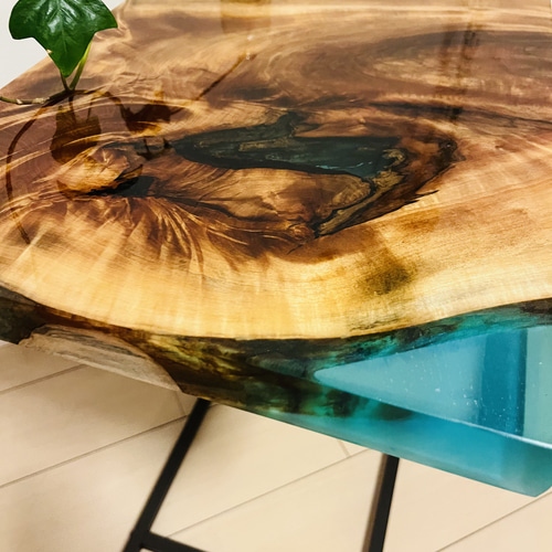 レジンテーブル ソファテーブル サイドテーブル コーヒーテーブル