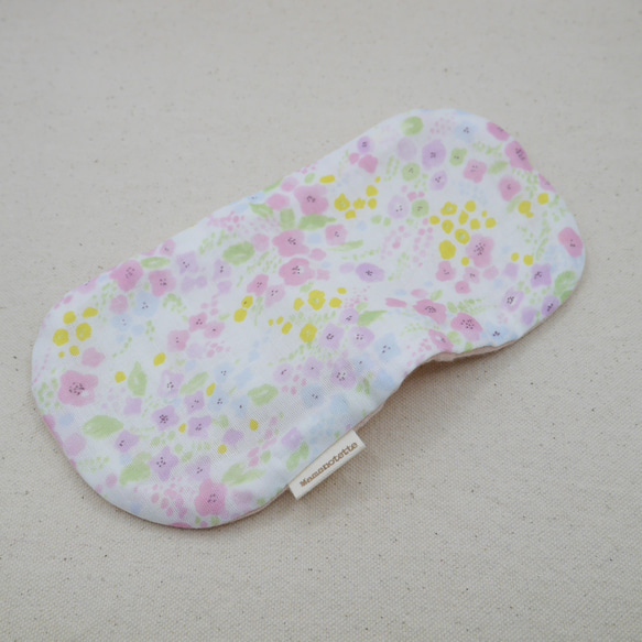 ふわもこハンカチ｜水彩小花-Watercolor Small Flowers-｜S・10×20cm｜ガーゼハンカチ 4枚目の画像