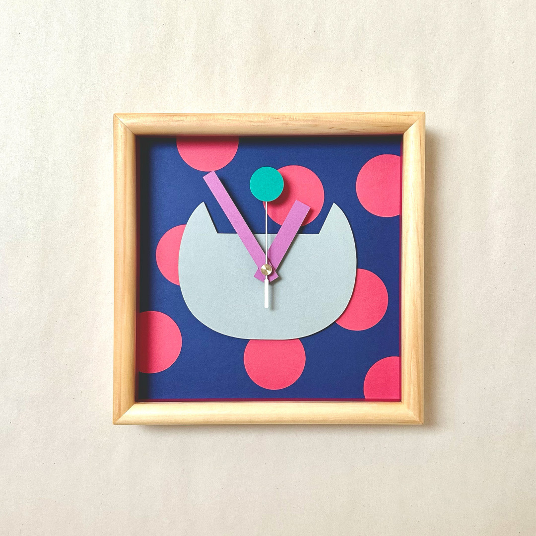 装飾時計［木製］S116