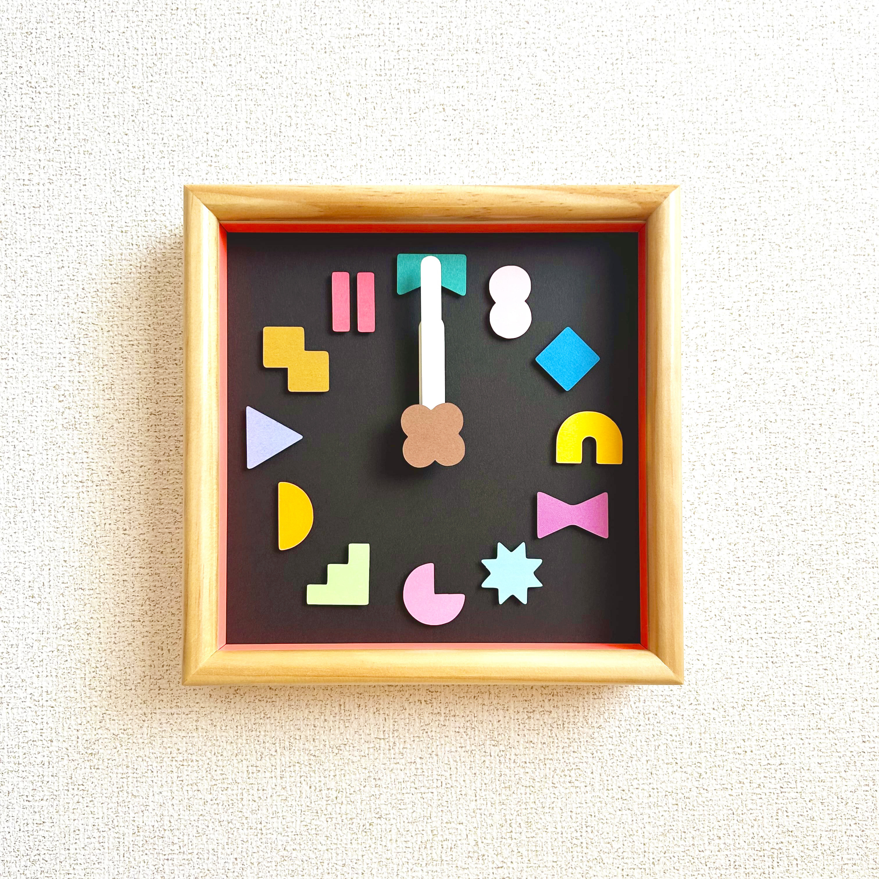 装飾時計［木製］S504