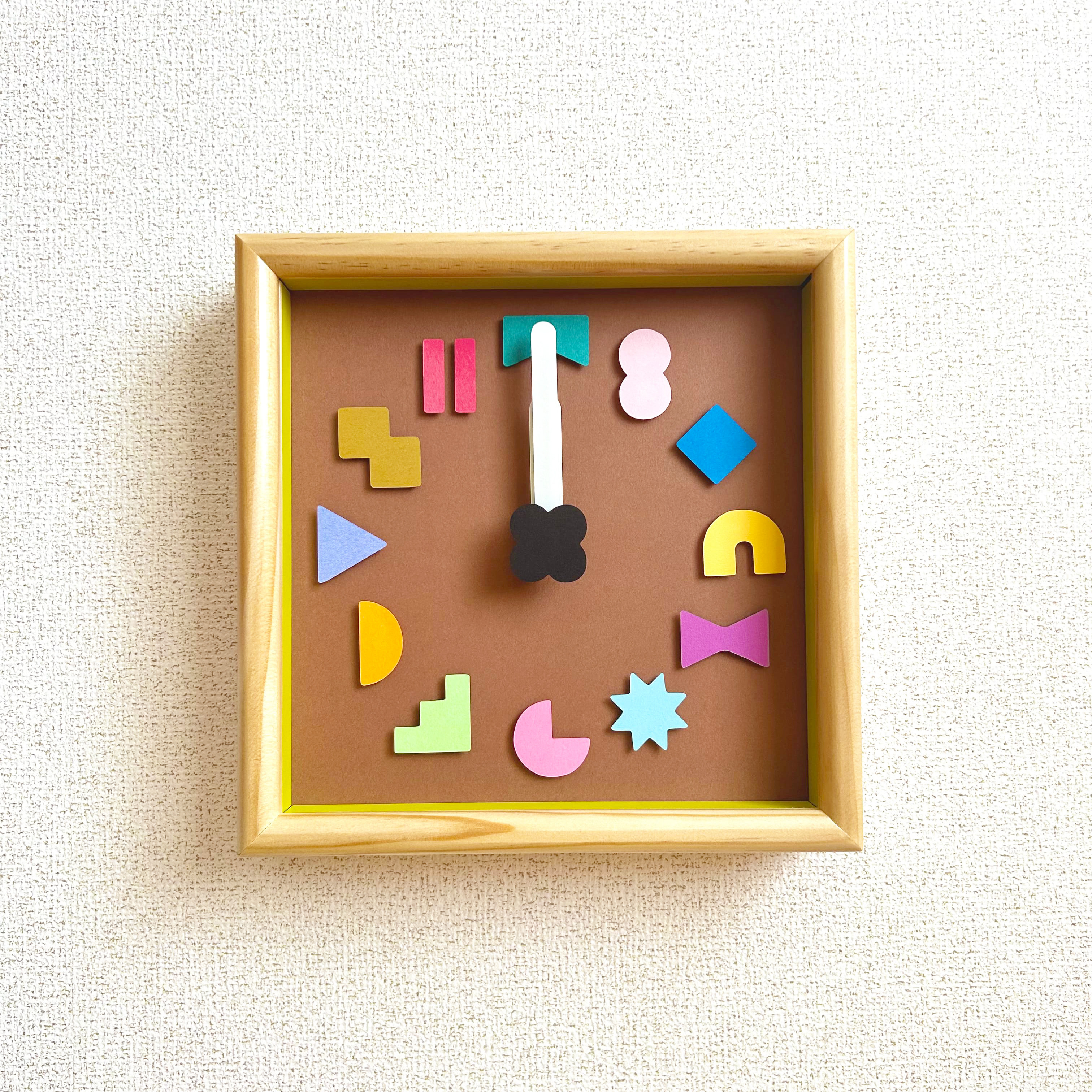 装飾時計［木製］S505