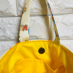 ❤️ yukiemonピッコロマーケット柄ミニトートバッグ❤️ 3枚目の画像