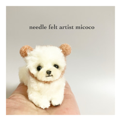 羊毛フェルト犬/マルプー/マルチーズ/うちの子オーダー受付中/羊毛フェルト作家 羊毛フェルト犬/マルプー/マルチーズ/うちの子オーダー受付中/羊毛