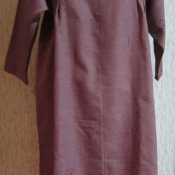 着物リメイク ワンピース（赤に点模様）11号 ワンピース 工房YYST