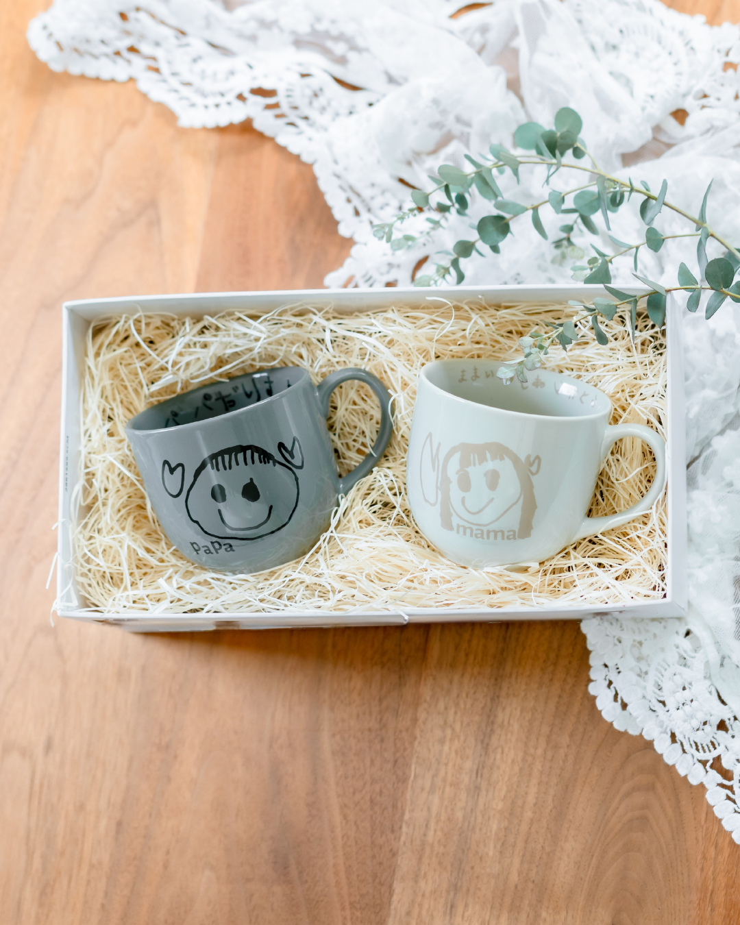 【ペア】似顔絵マグカップomoi