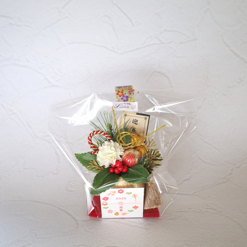 福珠ベルカップ❁寿❁ お正月アレンジ お正月 お正月飾り 縁起物 和