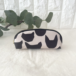 ミナペルホネンハンドメイド パッチワークL字ポーチ ポーチ みろん