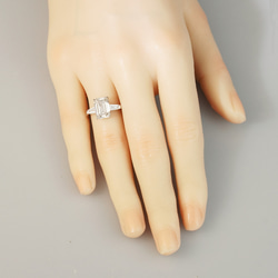 エメラルドブリリアンス・トリロジーリング J-R240604（4週間発送） 5枚目の画像