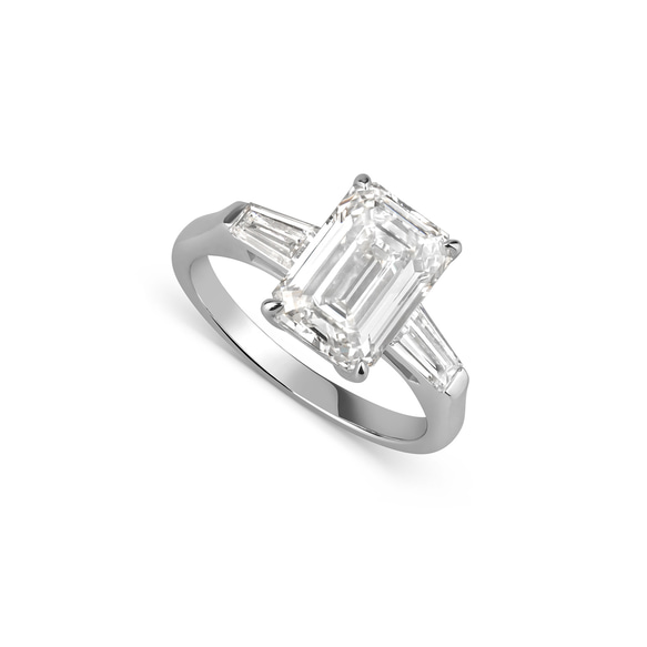 エメラルドブリリアンス・トリロジーリング J-R240604（4週間発送） 2枚目の画像