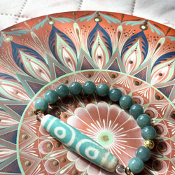 開光☆如意蓮花天珠 ブレスレット dzi ＊ ΚΑйON ＊ 通販 13320930