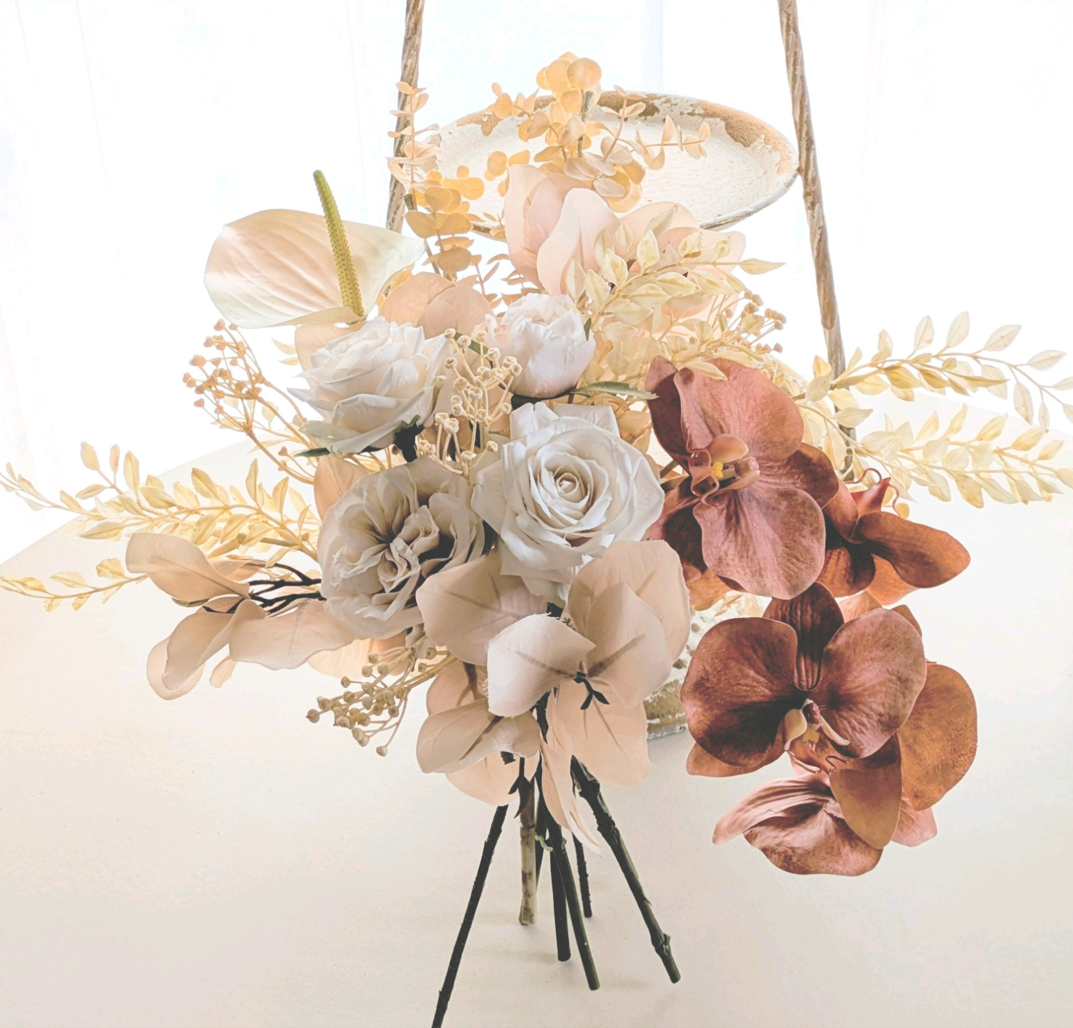 クラッチブーケ【アーティフィシャルフラワー】