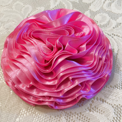 ピンクハート/手編みのベッドカバー/ソファーカバー/かぎ針編みの