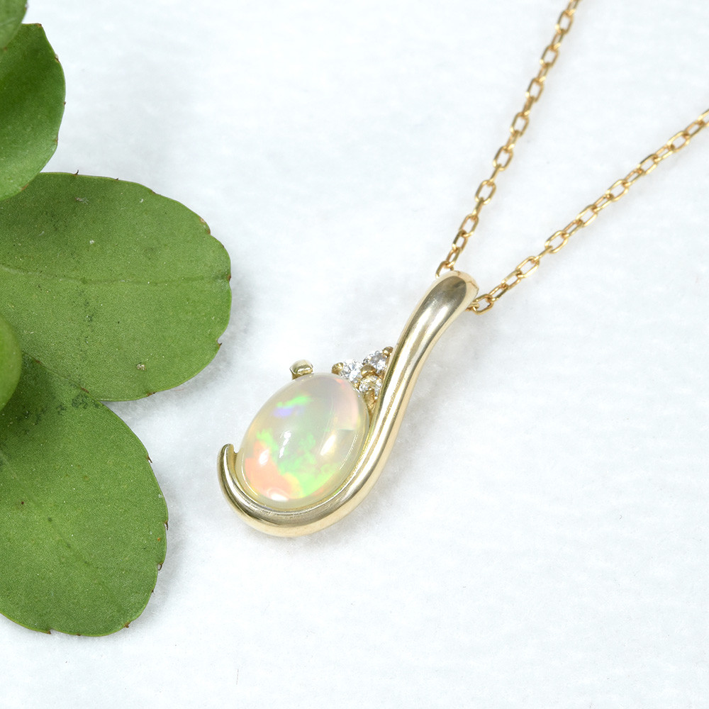 K10  オパール ダイヤ ペンダントトップ CL040CIBSN